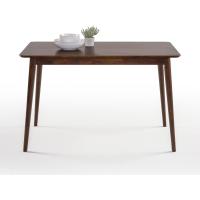 Jen Mesa de comedor de madera de 120 cm |   Mesa de cocina de madera maciza |   Montaje sencillo, espresso - details 5