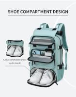 Mochila de viaje para mujer avión gran capacidad 16 pulgadas impermeable con bolsa para zapatos y Puerto de carga USB oculto para negocios hiking camping - details 4