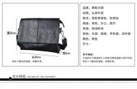2025 nuevas de cuero bolso cruzado para hombres bolsos de trabajo Casual hombre bolso de mensajero negro bolso de hombre bolso de hombro de negocios Sling Pack - details 2