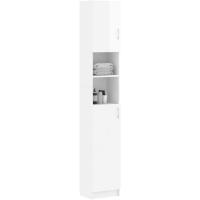 Armario de Baño de Madera Ingeniería Lavadora, Estante, Ducha, Inodoro 32x25,5x190 cm - details 42