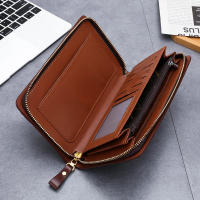 Bolso largo del embrague de los bolsos del bolso del bolso de la tarjeta de la cartera de la PU del negocio de los hombres ocasionales para el hombre - details 9