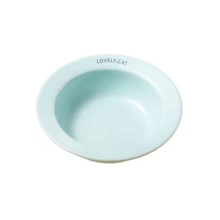 Cuenco de cerámica para gatos con protección Cervical UFO, cuenco redondo de 170ml para comida de gato, cuenco de agua de cerámica para mascotas, cuenco de comida lenta para cachorros/gatitos - 1