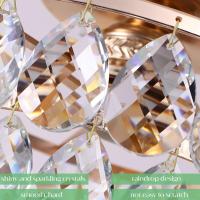Lámpara De Techo De Cristal Pequeña, Moderna Lámpara De Techo De Cristal Para Pasillo, Accesorios De Iluminación De Techo, Lámpara De Montaje Empotrado Para Dormitorio, Salón (Plata) - details 18
