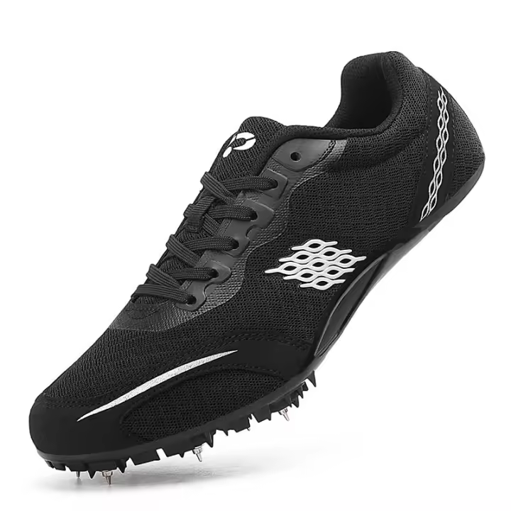 Zapatos de pista con punta para hombres, zapatos profesionales de campo y pista, zapatos de carreras transpirables para correr y saltar alto - 1