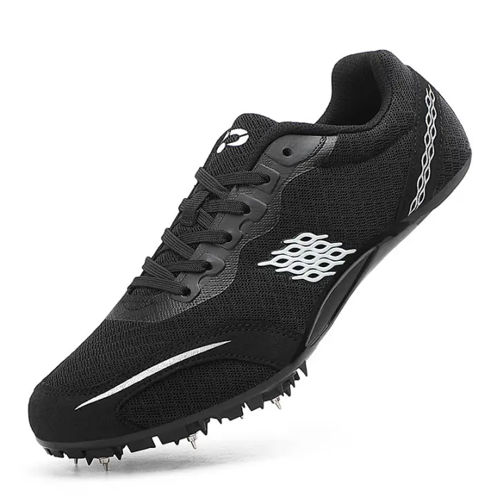 Zapatos de pista con punta para hombres, zapatos profesionales de campo y pista, zapatos de carreras transpirables para correr y saltar alto - 1