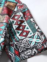 Camisa de manga corta para hombre, camisa con estampado Digital, estilo étnico, novedad de verano, 2023 - details 6