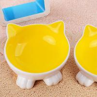 Cuenco de cerámica para gato, cuenco antideslizante con boca inclinada para alimentación de perros, gran capacidad, evita que se vuelque, alimentador para beber para mascotas - details 8