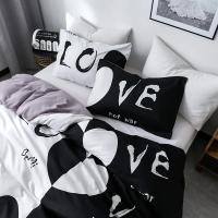 Juego de Cubierta de Edredón y Funda de Almohada con Diseño a Cuadros Suave y Estampado Ideal para Decoración de Dormitorio Sencillo y Doble Tamaño - details 3