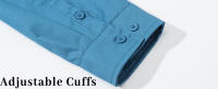 MAGCOMSEN Camisa de trabajo de manga larga de algodón para hombre, elegante y casual, con botones - details 3