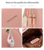 Bolso de hombro para mujer, Mochila pequeña minimalista de gran capacidad, informal, Color sólido coreano, novedad de 2024 - details 2