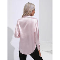Camisa de satén para mujer, blusa de manga larga, nuevo estilo primavera/verano, ropa de mujer - details 62