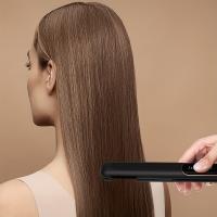 Plancha para el pelo 2 en 1 de 2,54 cm, con revestimiento de cerámica y titanio, alisadora de doble voltaje - details 4