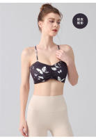 para Mujer Sujetador Deportivo con Espalda Cruzada, Copa Fija, para Fitness, Yoga, Romántico, Casual, Estampado - details 24