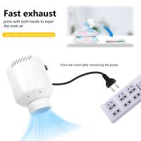 Bomba de aire eléctrica de 220V, 55W, para bolsa de compresión de vacío, Mini sellador al vacío, Herramienta de extracción de aire, 460L/Min (1 Unidad) - details 0