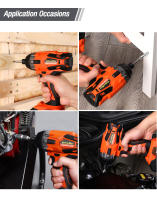 VALUEMAX Destornillador de impacto inalámbrico de 20 V, paquete de 1 batería, 7 accesorios - details 4