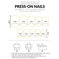 Uñas francesas con decoración de punta de ojo de gato, uñas postizas ultraflexibles y duraderas para uso diario y fiestas - details 3