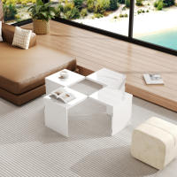 Mesa de centro, mesa de centro DIY, mesa de alto brillo, combinación gratuita - details 3