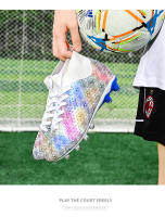 Las zapatillas de fútbol transpirables de caña alta para hombre y mujer son antideslizantes y resistentes al desgaste. - details 21