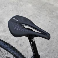 Asiento de Bicicleta EC90 Mtb Carretera Bicicleta Sillín PU Ultraligero Transpirable Cómodo Almohadilla Carreras Componentes Partes 240x143mm - details 6