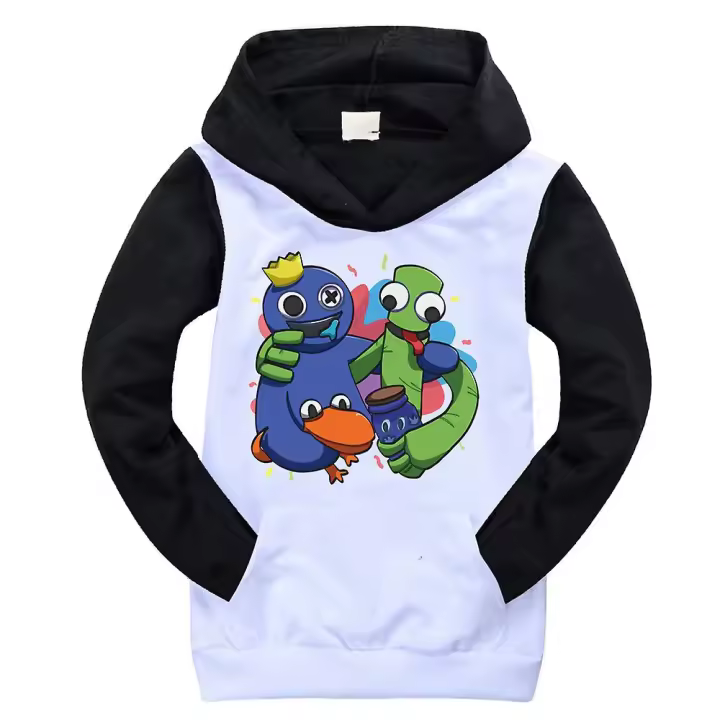 Sudaderas con capucha informales para niños, sudaderas con capucha de amigos, Tops, regalos para niños de 7 a 14 años - 1