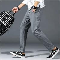 Pantalones de otoño para hombre, ropa deportiva para fitness, chándal con cintura elástica, pantalones de algodón, pantalones sueltos para gimnasio, pantalones de chándal para correr para hombre M- 8XL - details 12