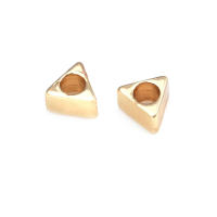 Pulseras de Triángulo de Latón Dorado 18K Abalorios de Espaciado para Hacer Joyería DIY - details 33