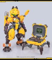 XIAOT Original IRON ROARS Series C.A.T-04 Anime figura de acción ensamblaje juguetes coleccionables modelos adornos regalos para niños - details 25