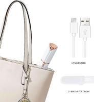 Novedad Sin Flaw Afeitadora Portátil Recargable para Mujeres Eliminadora de Vello Corporal sin Dolor para Cara y Ombligo Accesorio de Belleza - details 0