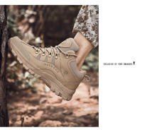 Zapatos de senderismo de estilo clásico para hombre, zapatillas antideslizantes con cordones resistentes al desgaste, deportivas para correr al aire libre, novedad - details 9