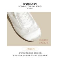 Zapatos de entrenamiento alemanes de satén estilo ballet, nuevos zapatos casuales versátiles de moda de diseñador de nicho. - details 3