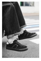 Zapatos de lona de otoño 2025 para hombre, zapatillas deportivas bajas, moda para estudiantes, informales, de gamuza, versión coreana, zapatos casuales de moda para hombre, zapatos casuales, zapatos deportivos. - details 14