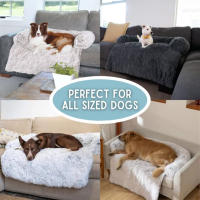 Cojín de sofá para mascotas, cama para perros, extraíble y lavable, felpa - details 5