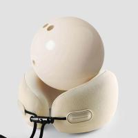 Almohada de viaje ergonómica en forma de U, cojín de cuello con soporte para la cabeza de rebote lento con bolsa de almacenamiento, cojín plegable para el hogar - details 8