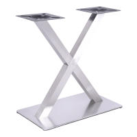 Patas de Mesa de Acero Inoxidable en Forma de X/V Diseño Creativo, Material Duradero, Belleza en Organización - details 8
