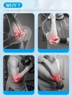 Almohadillas protectoras de codo de tenis ajustables, correa de golfista profesional, síndrome de dolor Lateral, epicondilitis, nuevo, 1 unidad - details 1