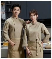 Ropa de trabajo de Chef profesional, ropa de cocina para Catering, Tops, uniforme de restaurante, camisa de cocina, chaqueta de cocinero de Hotel, monos de camarero - details 15