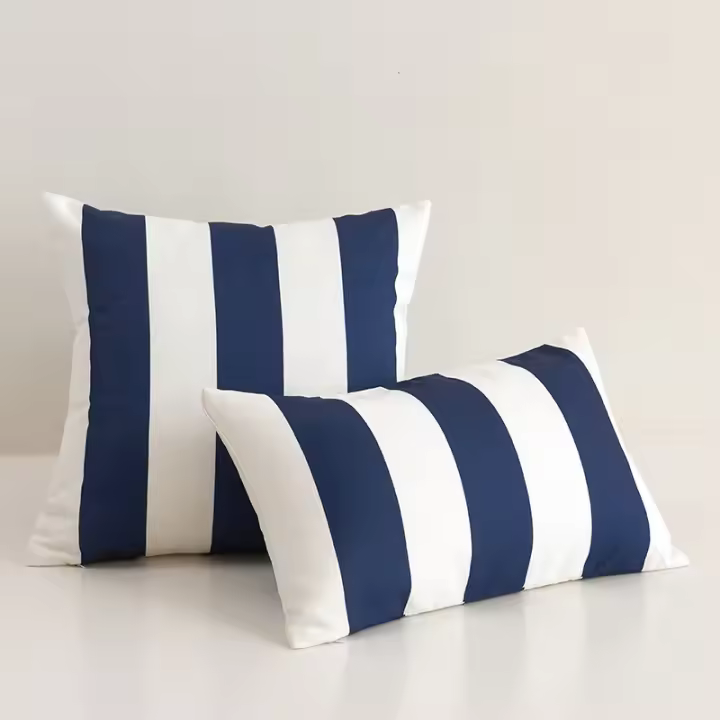 Funda de Almohada de Playa Impermeable Diseño a Rayas de Colores Vivos - 1