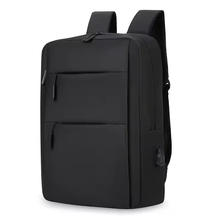 Mochila de hombro para hombre Mochila para computadora Bolso de viaje para hombre de gran capacidad Gris - 1