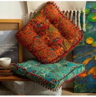 Cojín de Suelo de Tela de Algodón y Lino Nuevo para Casa Futon Tatami Grande Redondo y Espeso Suave para Oficina Silla de Escritorio - details 7