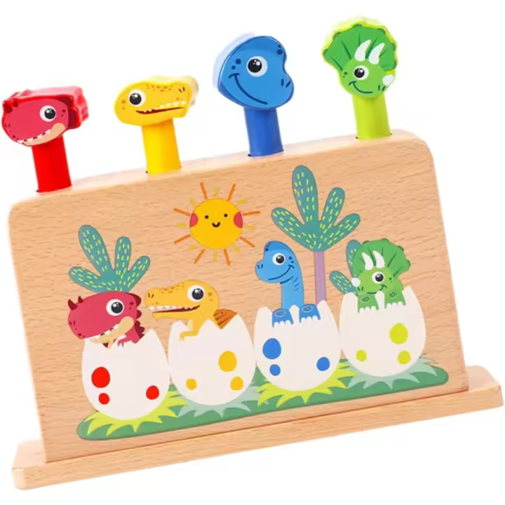 1 Juego De Palo Saltador De Dinosaurio, Juguete Emergente De animales, Juguete para Niños - 1