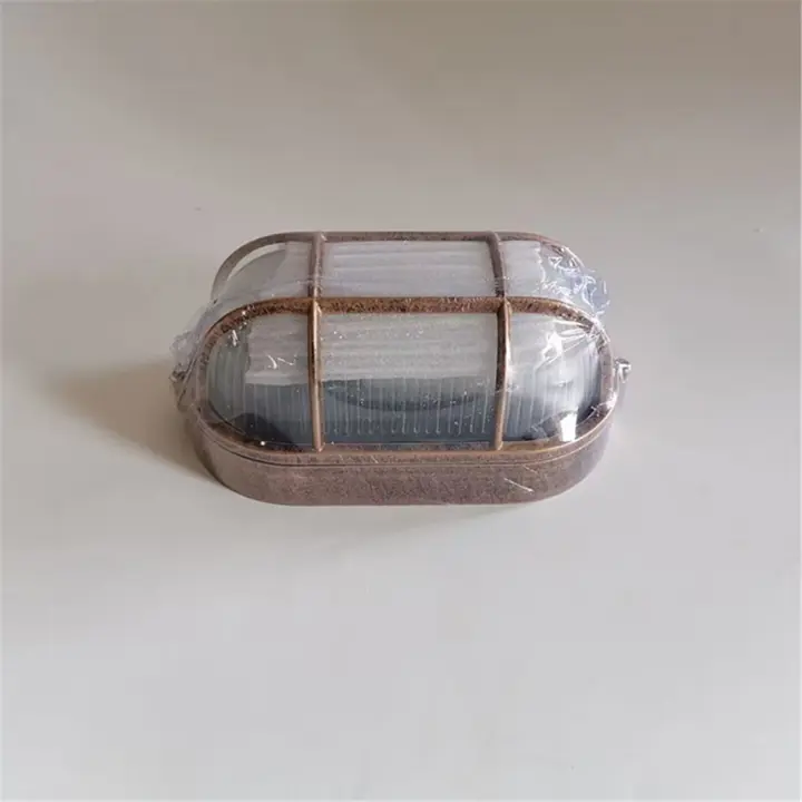 Luz de pared Retro a prueba de humedad para exteriores, lámpara de techo E27 impermeable Vintage, iluminación de pared y porche, ciclismo - 1