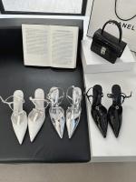 Sandalias Planas de Moda para Mujer Tacones Altos de Charol Puntiagudos - details 36