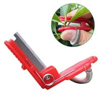 Cortauñas de Jardín Multifuncional Cuchilla Segura para Coger Frutas Anillos de Corte con Protector de Dedos Herramientas de Jardinería al Aire Libre - details 0
