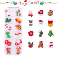 Pegatinas 3D de copos de nieve para decoración de uñas, suministros de esmalte de uñas, juego de accesorios, diseño DIY, invierno, 3 cajas - details 6
