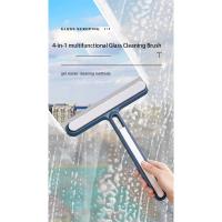 Limpiador de Vidrio de Silicona Rascador de Limpieza para Coche, Ventana de Baño, Cocina - details 0