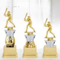 Trofeos de béisbol personalizados, estatuilla de bateador, trofeo de plástico de personalidad, venta al por mayor - details 0