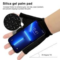 Guantes de ciclismo transpirables antideslizantes de medio dedo para hombres y mujeres, manopla de gimnasio, Fitness, deporte, entrenamiento - details 13