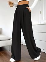 Pantalones de Algodón para Mujer de Cintura Alta y Piernas Anchos Tendencia Harajuku, Estética Coreana - details 2