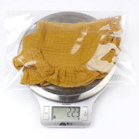 Babero de gasa para niños y niñas, algodón puro, color caramelo, cómodo babero para Saliva, toalla de Saliva de encaje de color sólido para bebé, productos para bebé - details 1