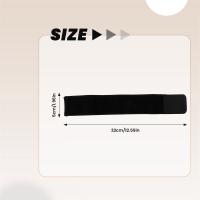Espinilleras de fútbol, cinta de vendaje fijo, almohadillas para espinillas, previenen caídas, Vendaje deportivo elástico ajustable, negro, 1 par - details 6